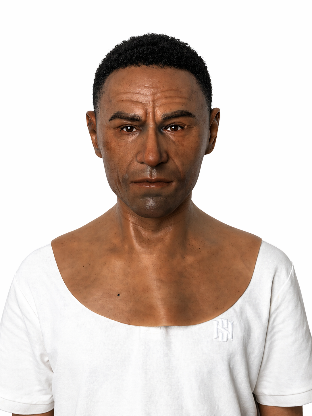 Realistic Male Silicone Mask Full Head Hyper Real Skin Texture Beard Cosplay Halloween Disguise Mask