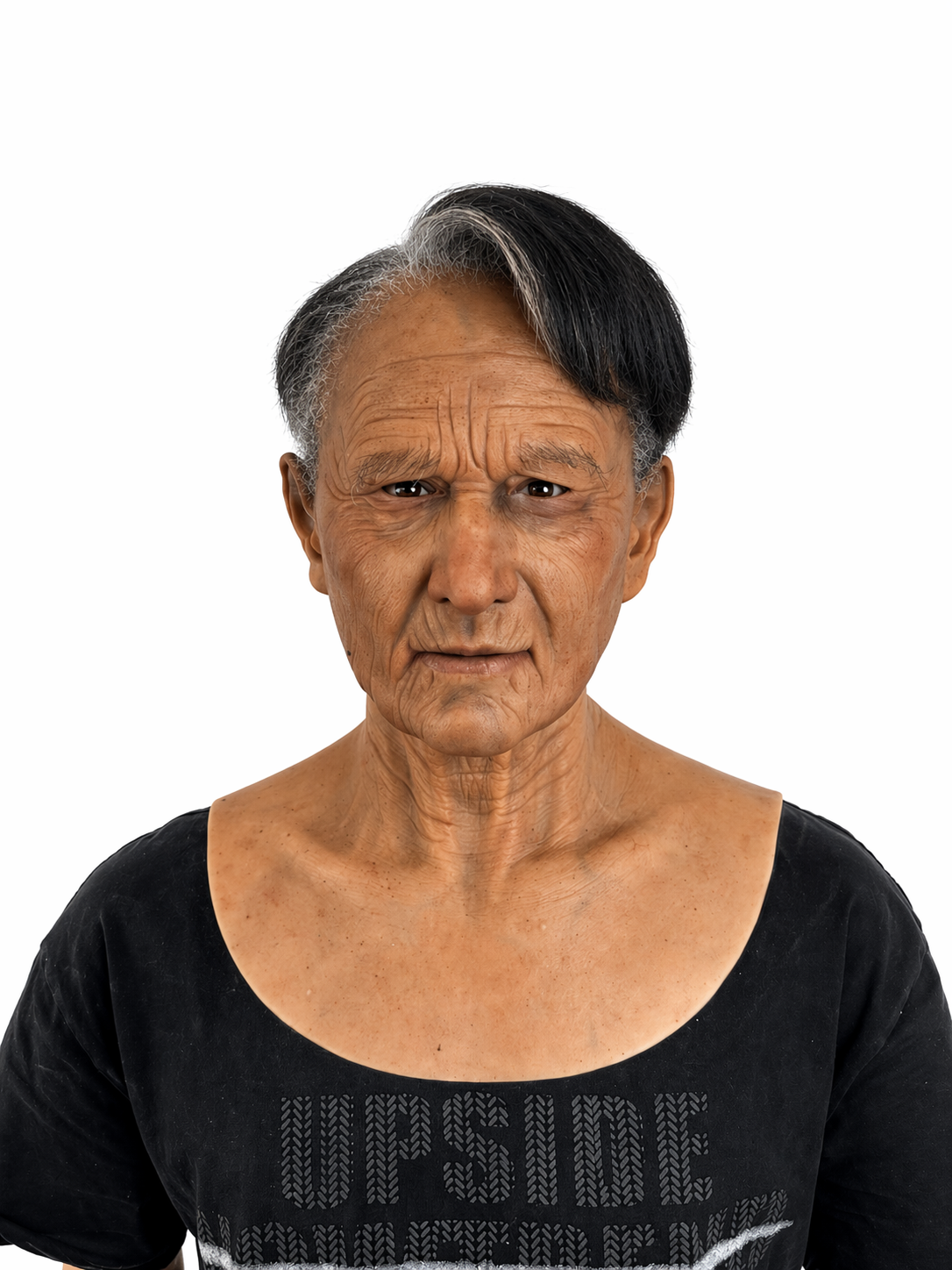 Máscara de silicona realista para anciano de cabeza completa para cosplay