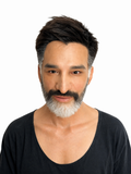 Realistic Beard Silicone Mask Full Head – Mature Male Look, Hyper Real Skin Texture, Seamless Neck, Premium Platinum Silicone for Film, Cosplay & Content Creation
