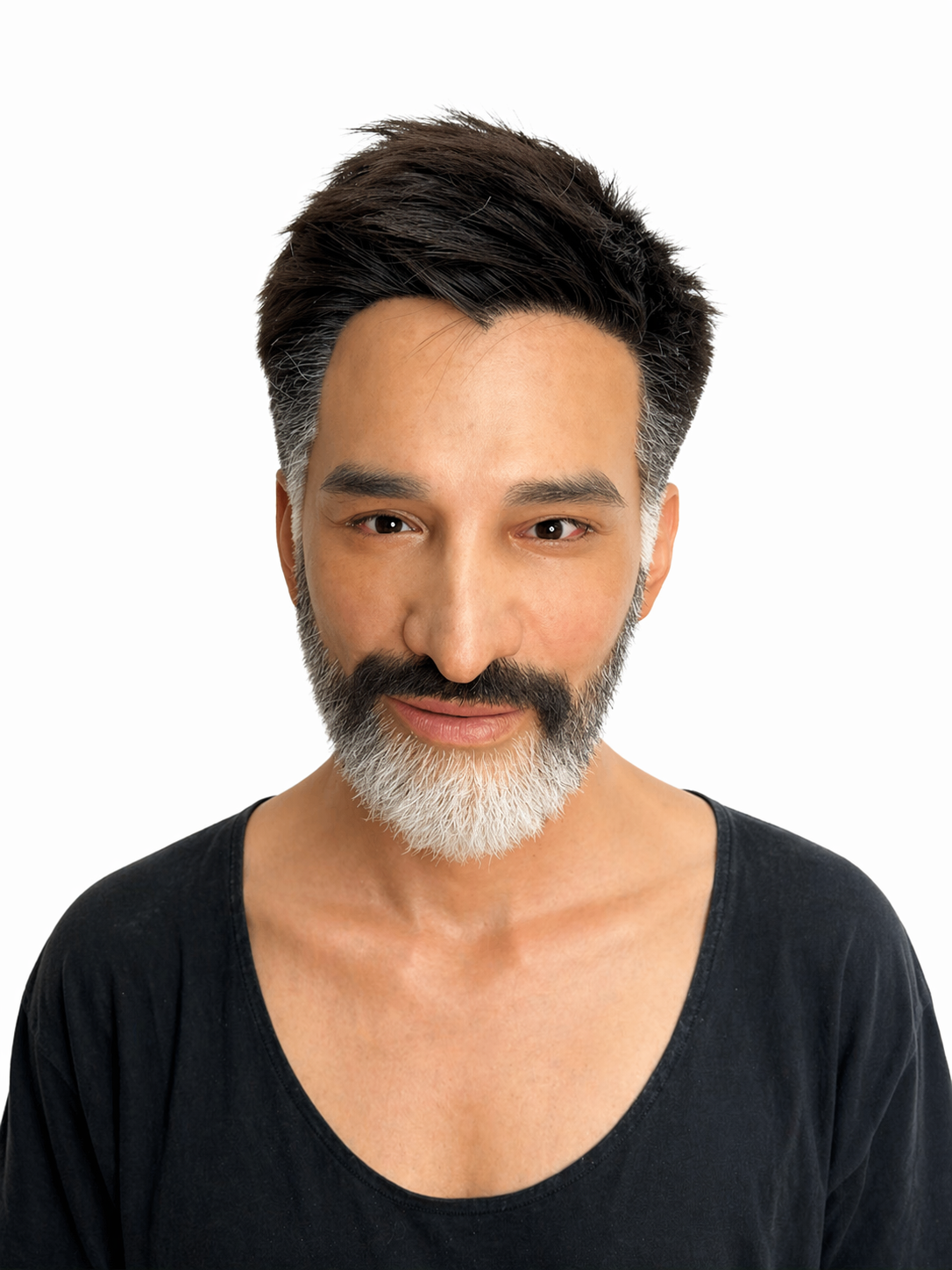 Realistic Beard Silicone Mask Full Head – Mature Male Look, Hyper Real Skin Texture, Seamless Neck, Premium Platinum Silicone for Film, Cosplay & Content Creation