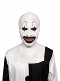 Realistic Horror Clown Silicone Mask Full Head Scary Cosplay Mask for Halloween Costume Party Film FX Prop