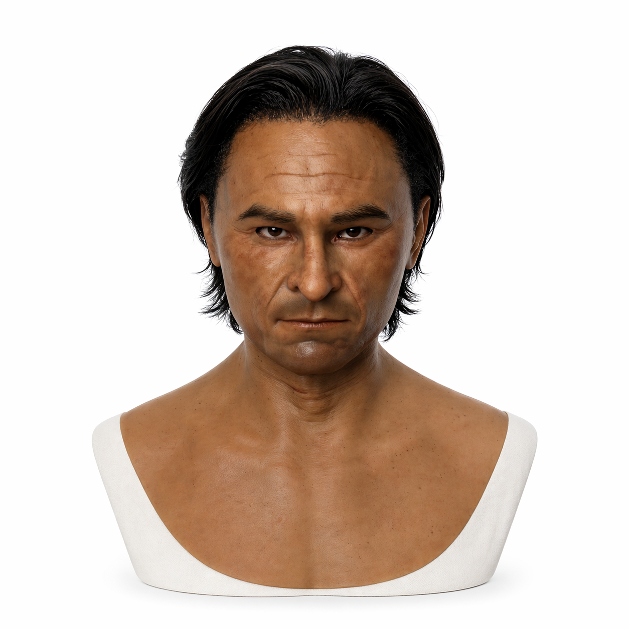 Realistic Silicone Mask Full Head Male Cosplay Mask Ultra Lifelike Skin Texture for Halloween Film & FX