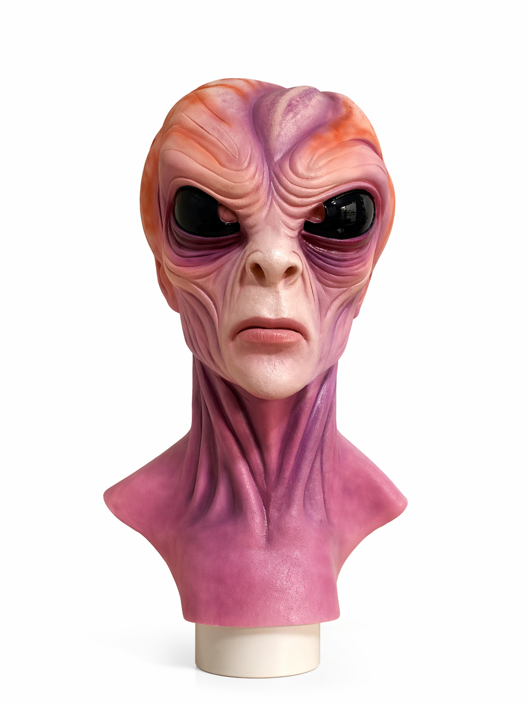 Ultra Realistic Alien Silicone Mask Full Head Sci-Fi Creature Mask for Cosplay Halloween Film FX Transformation