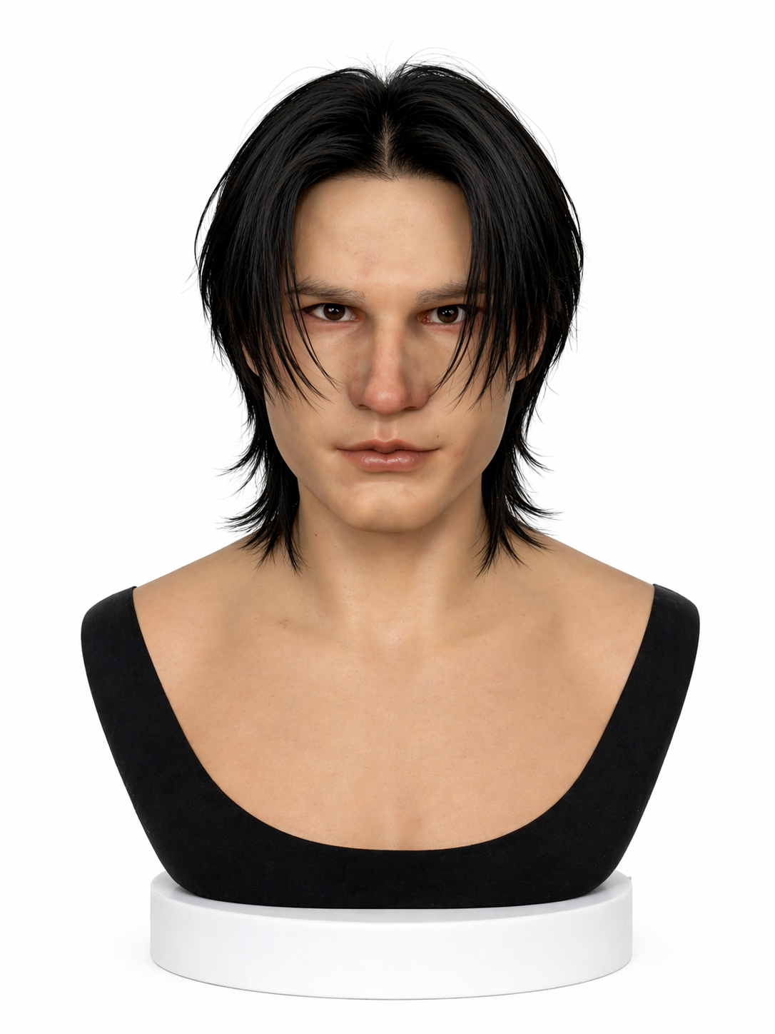 Ultra Realistic Silicone Mask Full Head Male Human Face Mask Cosplay Film FX Disguise