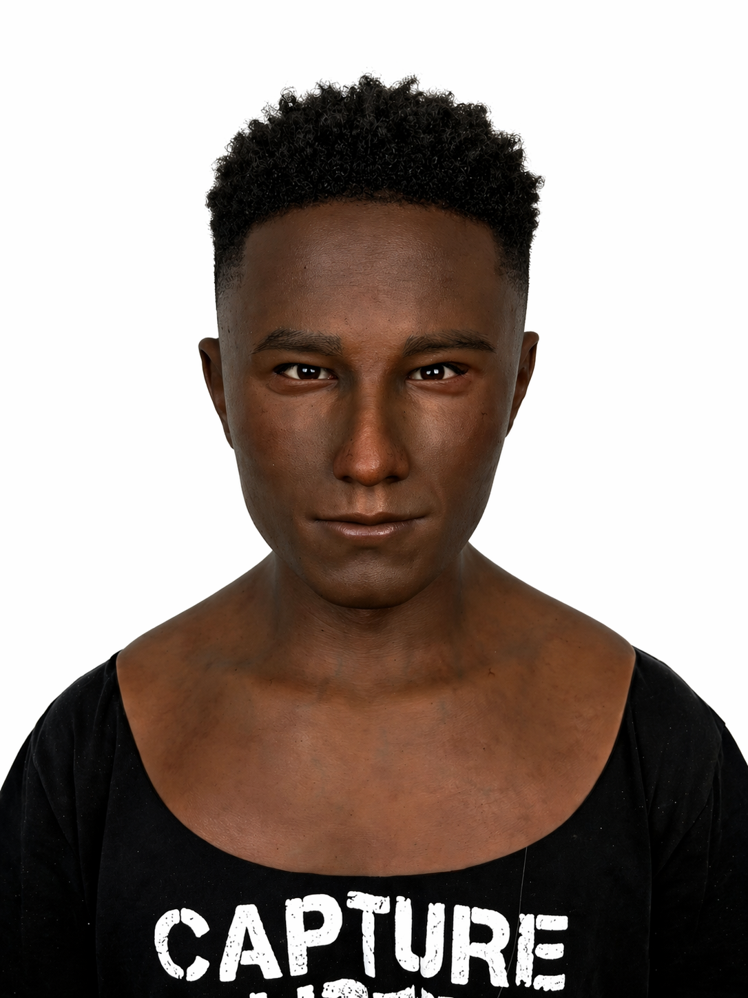 Máscara de silicona hiperrealista de hombre joven de cabeza completa con pelo, piel natural, máscara de disfraz para cine, Halloween, FX