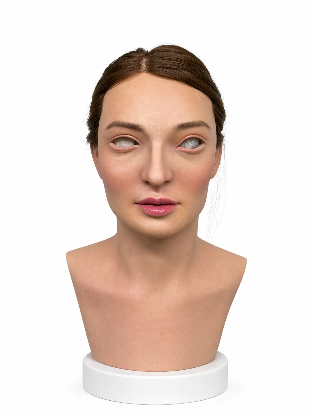 Ultra Realistic Female Silicone Mask Full Head Woman Face Mask for Cosplay Halloween Film FX