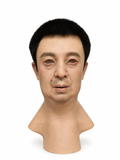 Realistic Middle Age Male Silicone Mask Full Head Cosplay