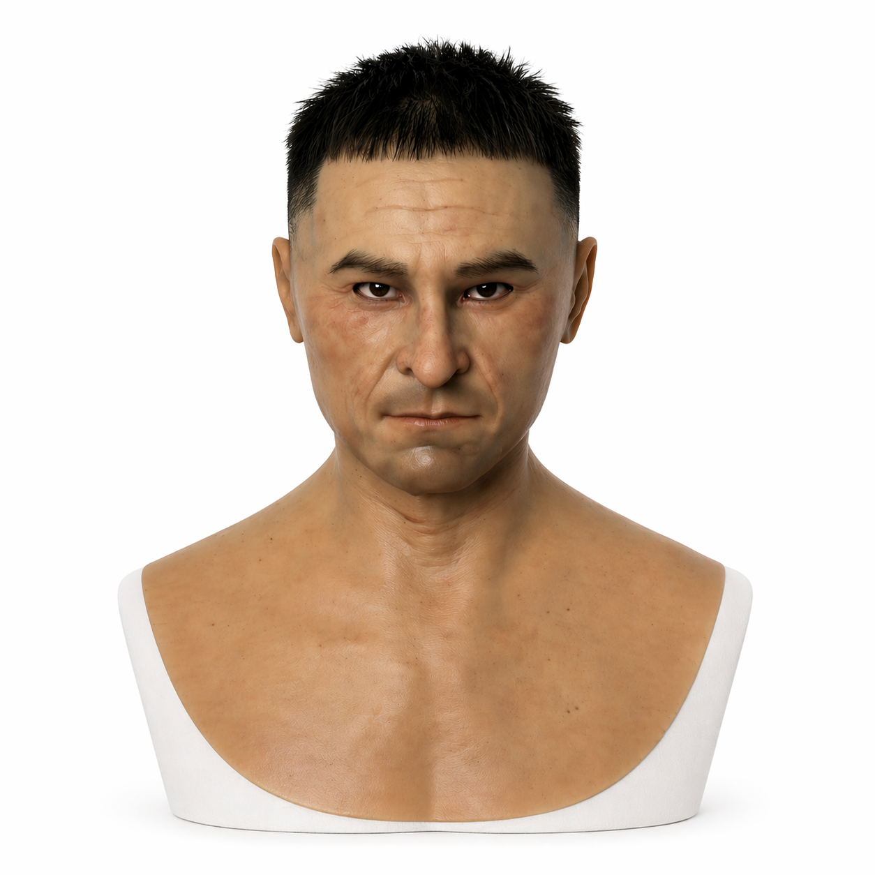 Realistic Silicone Mask Full Head Male Cosplay Mask Ultra Lifelike Skin Texture for Halloween Film & FX