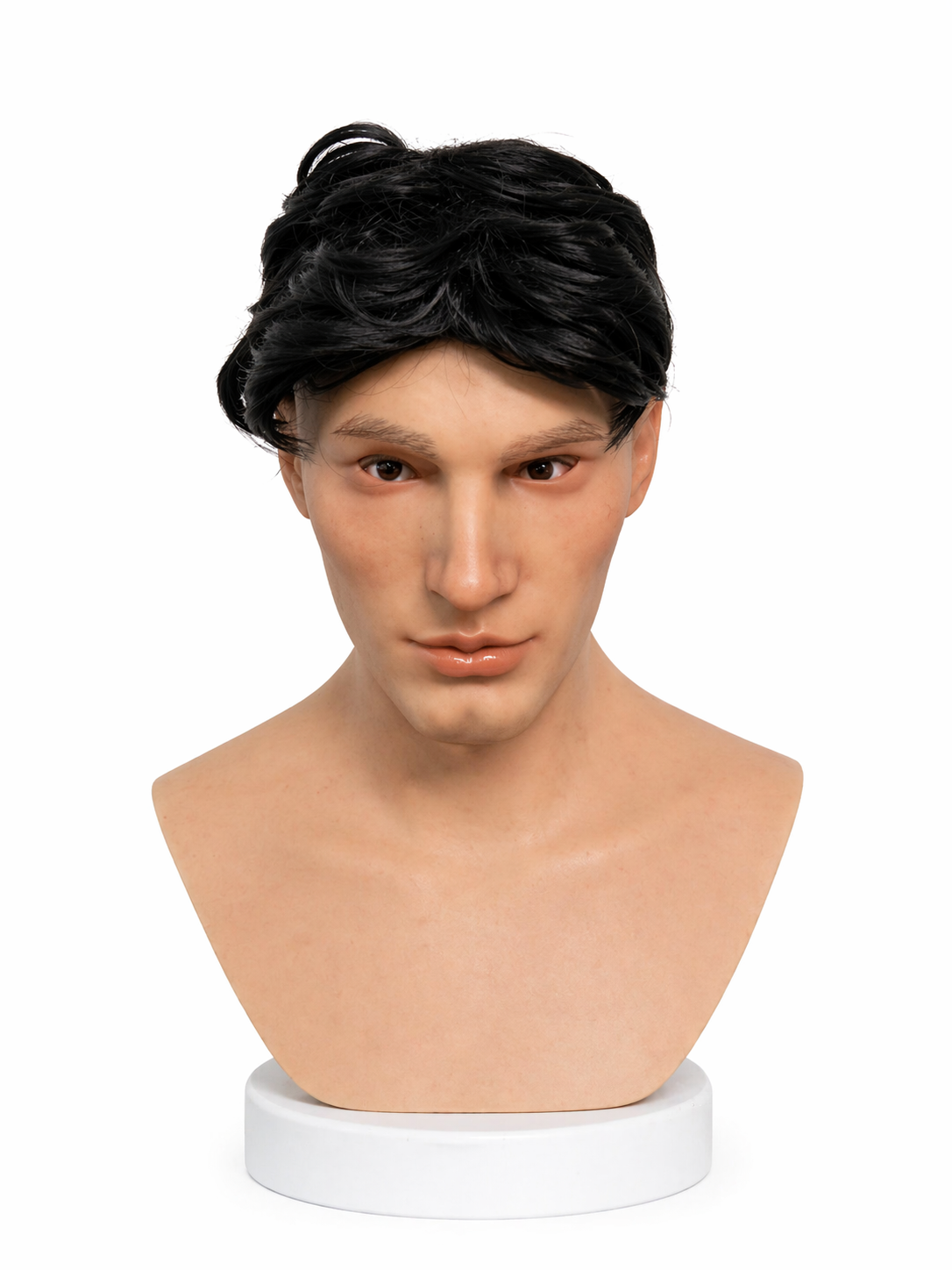 Ultra Realistic Silicone Mask Full Head Male Human Face Mask Cosplay Film FX Disguise