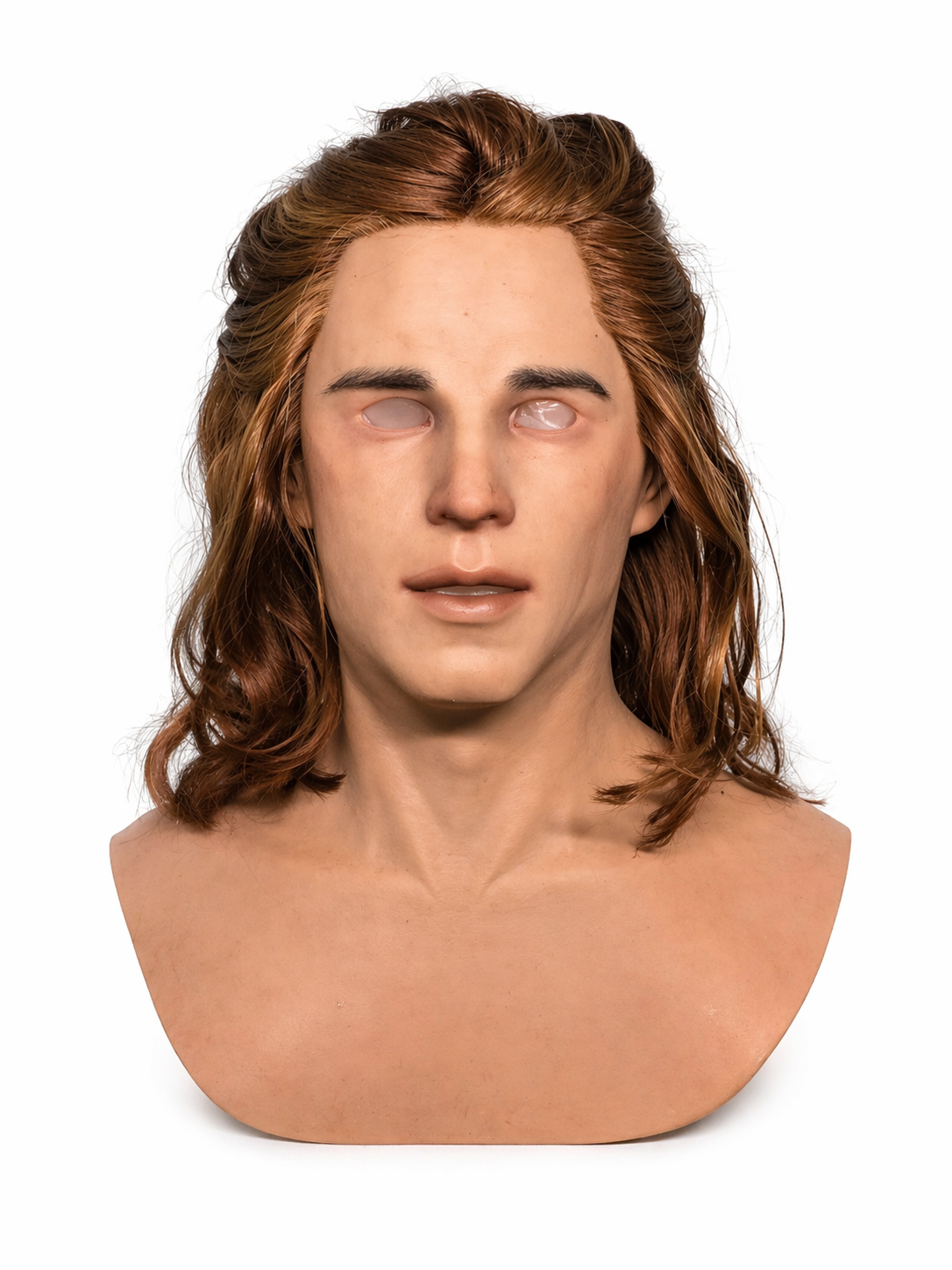 Ultra Realistic Full Head Silicone Mask | Identity Transformation Face Mask for Cosplay, Film & Content Creation
