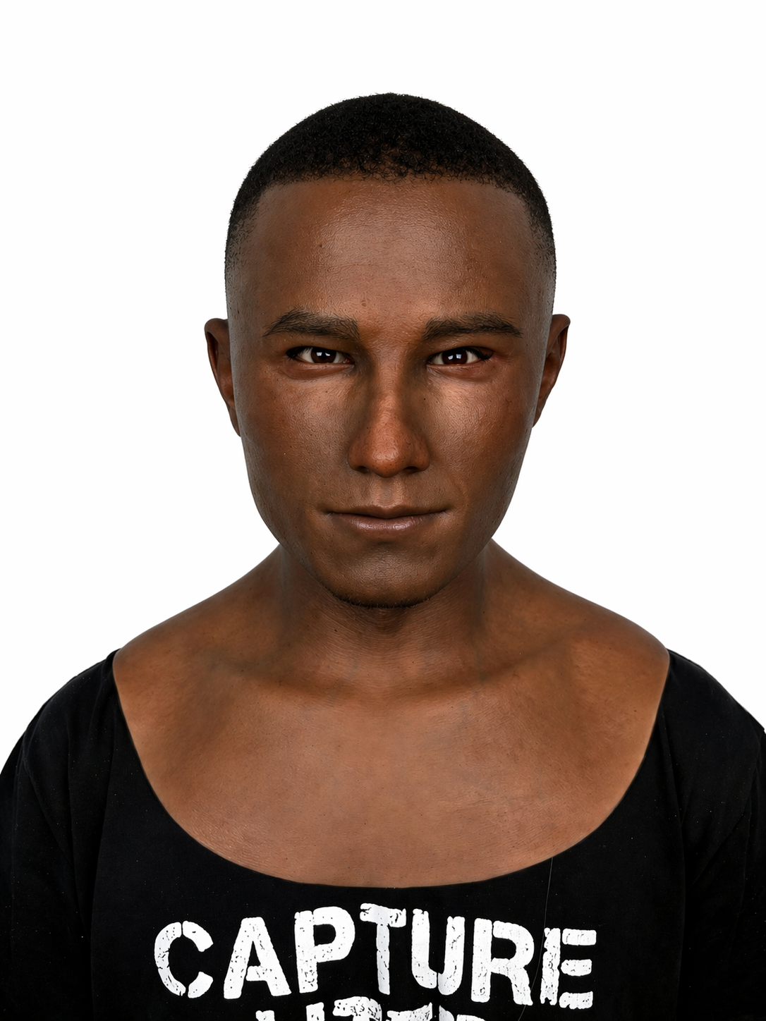Máscara de silicona hiperrealista de hombre joven de cabeza completa con pelo, piel natural, máscara de disfraz para cine, Halloween, FX