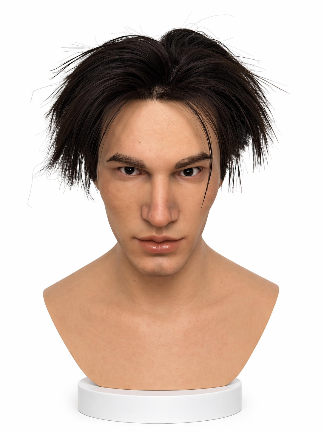 Ultra Realistic Silicone Mask Full Head Male Human Face Mask Cosplay Film FX Disguise