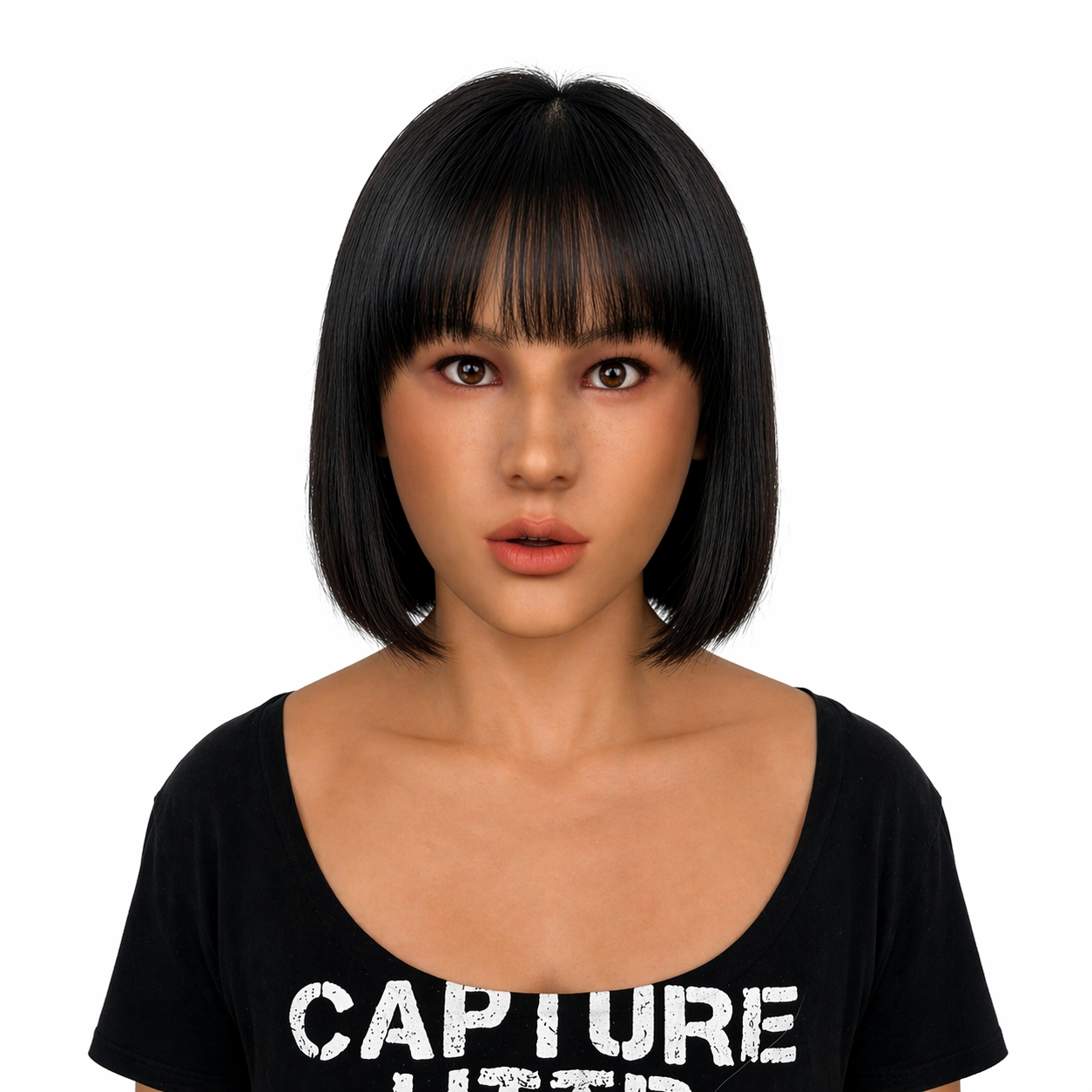 Ultra Realistic Female Silicone Mask Full Head Cosplay Mask with Hair | Lifelike Skin Texture for Film, Halloween & FX