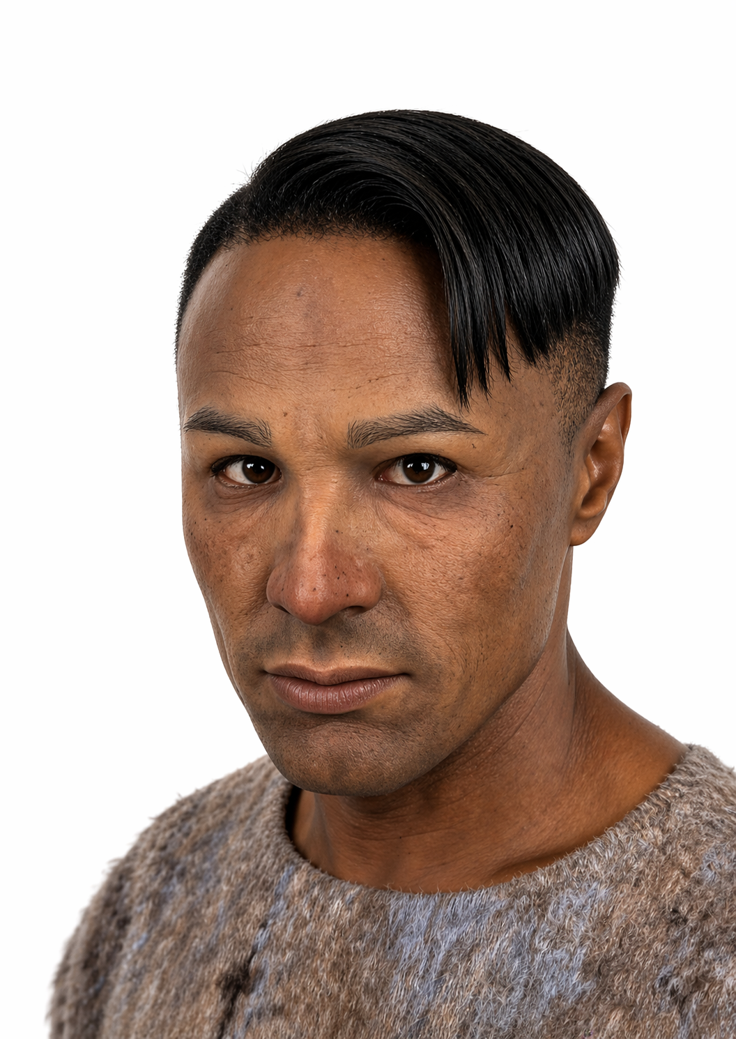Realistic Silicone Mask Full Head Human Face Mask Ultra Real Male Cosplay Halloween Disguise Film FX Prop