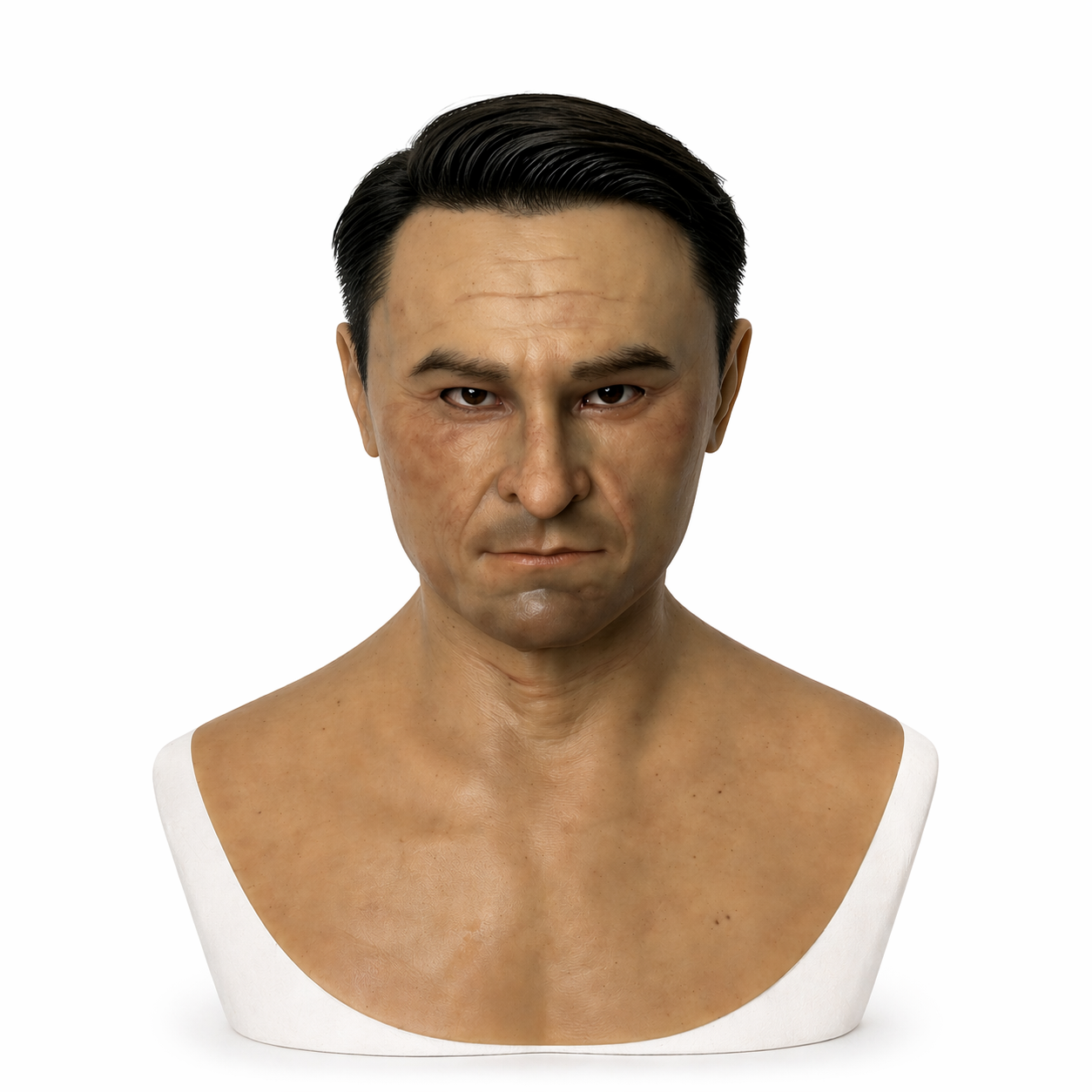 Realistic Silicone Mask Full Head Male Cosplay Mask Ultra Lifelike Skin Texture for Halloween Film & FX