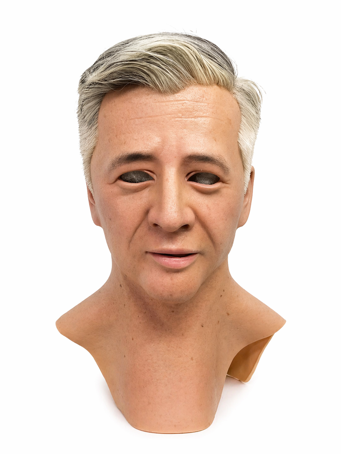 Ultra Realistic Male Silicone Mask Middle Age Business Face Full Head Cosplay Film Prop