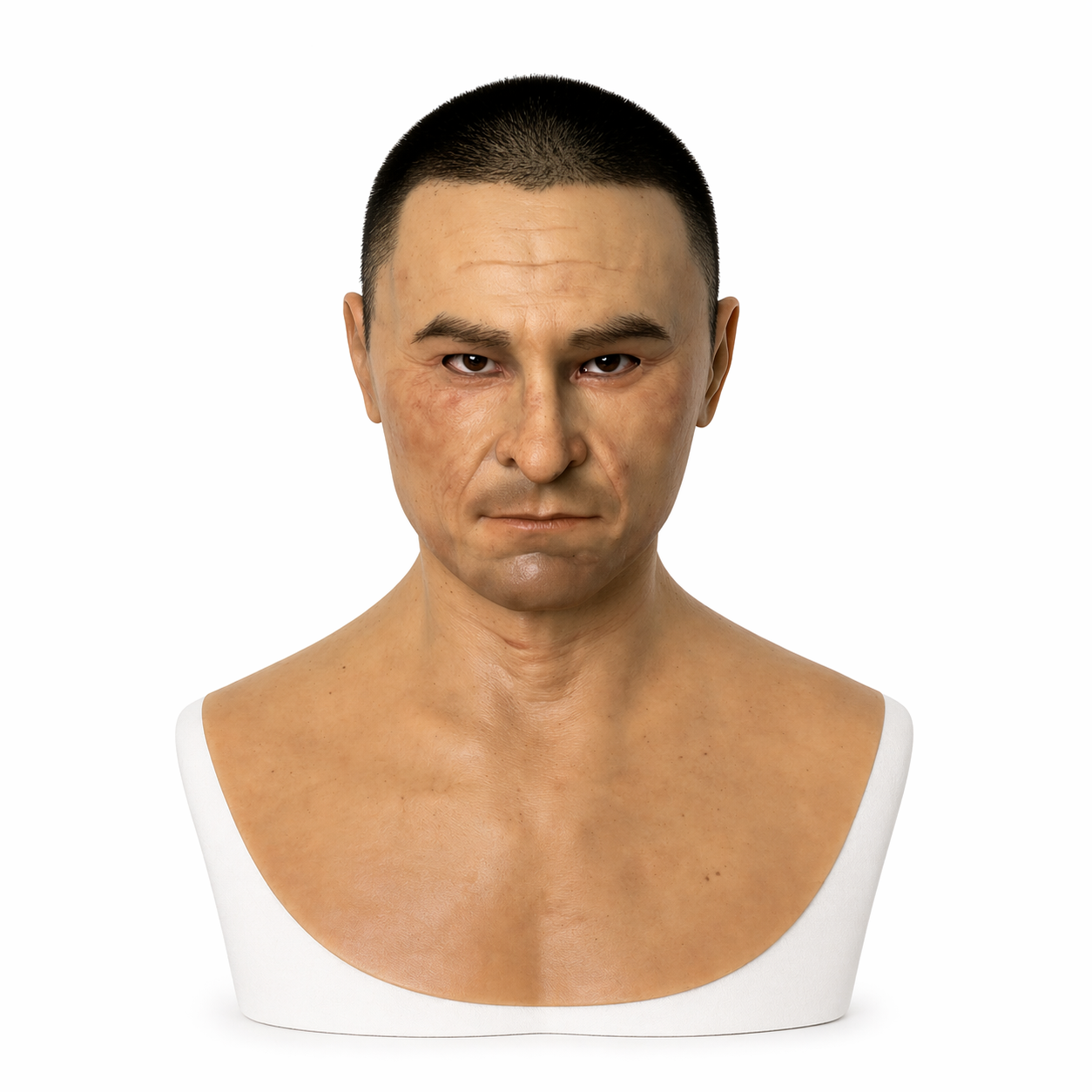 Realistic Silicone Mask Full Head Male Cosplay Mask Ultra Lifelike Skin Texture for Halloween Film & FX
