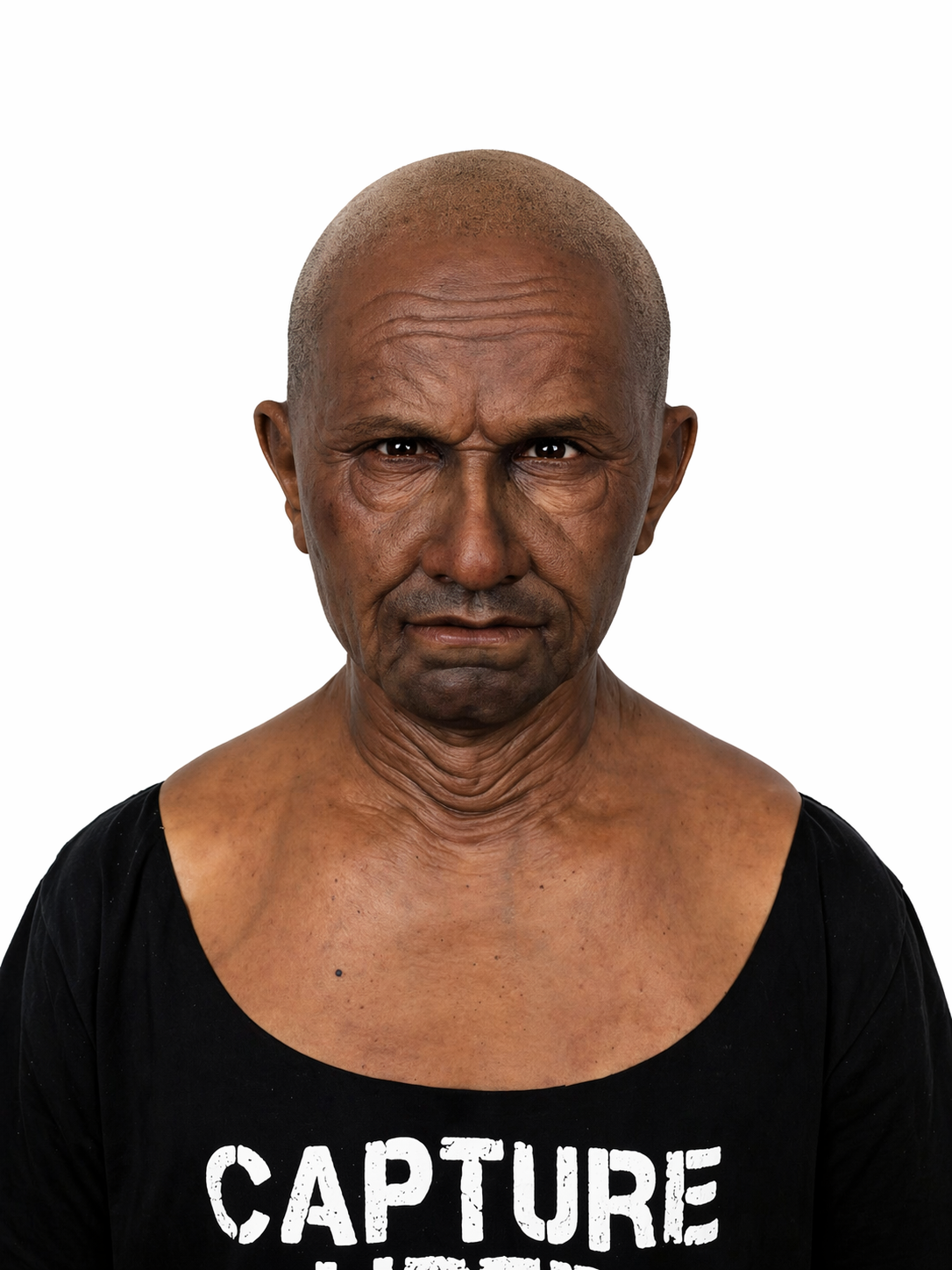 Ultra Realistic Elderly Silicone Mask Full Head Old Man Wrinkle Skin Beard Cosplay Film Prop