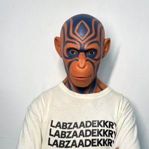 Ape simulation props Caesar mask headgear