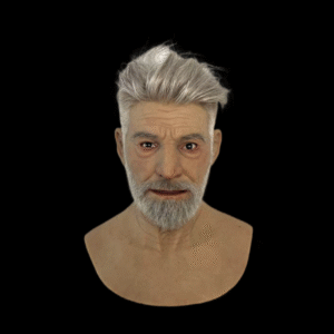 James Bond Silicone Grandpa Costume Movie Props