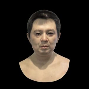 Zhao Qiang hair transplant silicone film and television costume props headgear