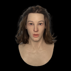 Alice beauty hair transplant model simulation human face mask headgear
