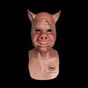 Devil Pig Silicone Simulation Funny Mask Headgear